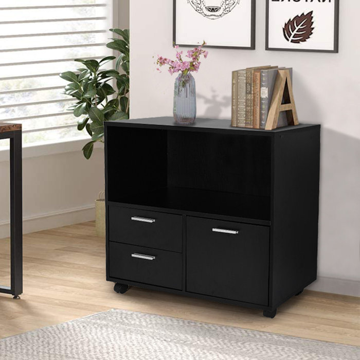 Ebern Designs Home Storage File With 3 Drawers For